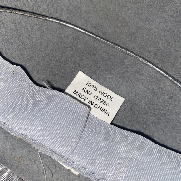 Funky Vintage Art Deco Fully Flowered Round Wool Hat - Picture 4 of 5